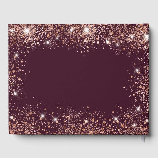 甘い16ブルゴーニュバラ金ゴールドドレスティアラ名 ゲストブック (裏面)