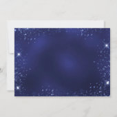 甘い16ブルーシルバーグリッタードレスティアラ 招待状 (裏面)