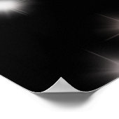 甘い16ホットピンクネオンをテーマにしたウェルカムサイン ポスター (角)