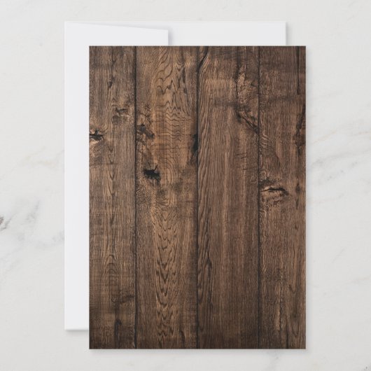 甘い16ボー素朴ホフローラストリングライトインビタティ 招待状 (裏面)