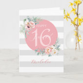 甘い16ユーカリプニーの誕生日カード カード (黄色い花)