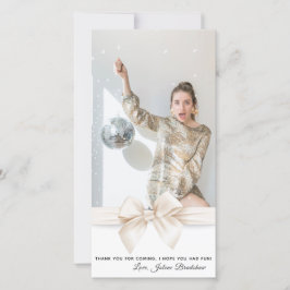 甘い16ラグジュアリーバラ金ゴールドバルーン写真 サンキューカード