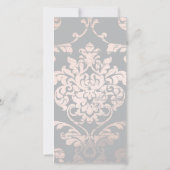 甘い16ラグジュアリーバラ金ゴールドバルーン写真 サンキューカード (裏面)