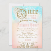 甘い16ワンスオンザタイムプリンセス招待状 招待状 (裏面)