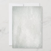 甘い16ヴィンテージ赤いバラの花とげのフレーム 招待状 (裏面)