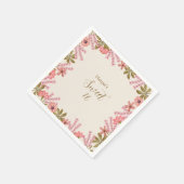 甘い16十六フローラ野草かわいらしフェミニン スタンダードカクテルナプキン (角)