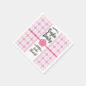 甘い16寿司パーティー花菱七宝紋花菱七宝 スタンダードカクテルナプキン (角)