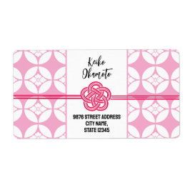 甘い16寿司パーティー花菱七宝紋花菱七宝 ラベル