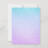 甘い16日付を保存するマーメイドバルーングリッター セーブザデート (裏面)