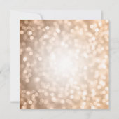 甘い16日付を保存バラ金ゴールドグリッターライト 招待状 (裏面)