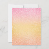 甘い16日付を保存赤面金ゴールドバルーングリッター セーブザデート (裏面)