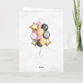 甘い16気球ハッピーバースデーカード シーズンカード (裏面)