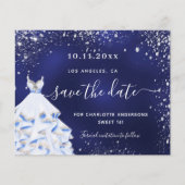 甘い16海軍の青いドレスの予算は、日付を保存 チラシ (正面)