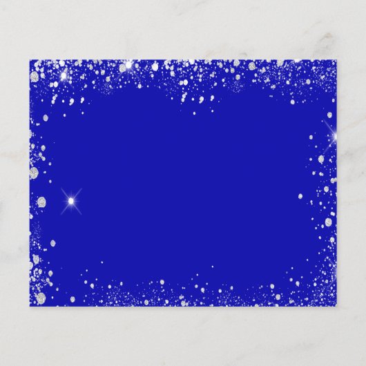 甘い16王室の青の銀の予算救の日付 チラシ (裏面)