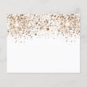 甘い16白い金ゴールド予算は日付を保存 チラシ (裏面)