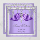 甘い16紫ホワイトダイヤモンドパーティー2F 招待状 (正面/裏面)