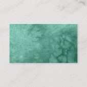 甘い16緑のフローラ蝶RSVPエンクロージャ 名刺 (裏面)