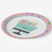 甘い16花とケーキ紙プレート ペーパープレート (アングル)