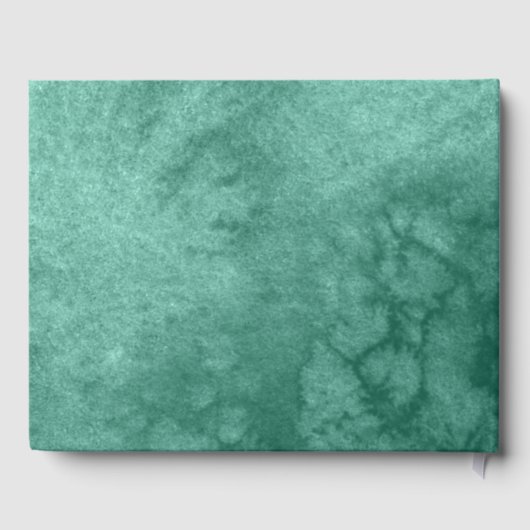 甘い16蝶の花エメラルドグリーンドレス ゲストブック (裏面)