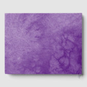 甘い16蝶の花パープルドレス ゲストブック (裏面)