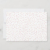 甘い16誕生日と写真 – バラ金ゴールドフローラ 招待状 (裏面)