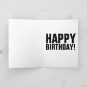 甘い16誕生日カード カード (内部)
