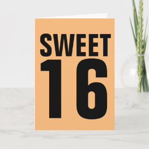 甘い16誕生日カード カード