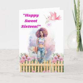 甘い16誕生日カードfor girls シーズンカード