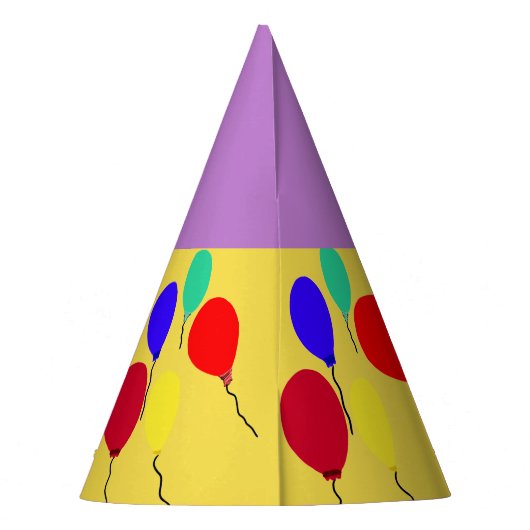 甘い16誕生日ハットパープルカップケーキ任意の年齢を編集 パーティーハット (裏面)