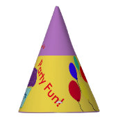 甘い16誕生日ハットパープルカップケーキ任意の年齢を編集 パーティーハット (右)