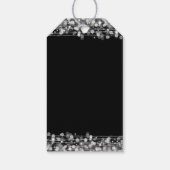 甘い16誕生日パーティー輝くシルバー ギフトタグ (裏面)