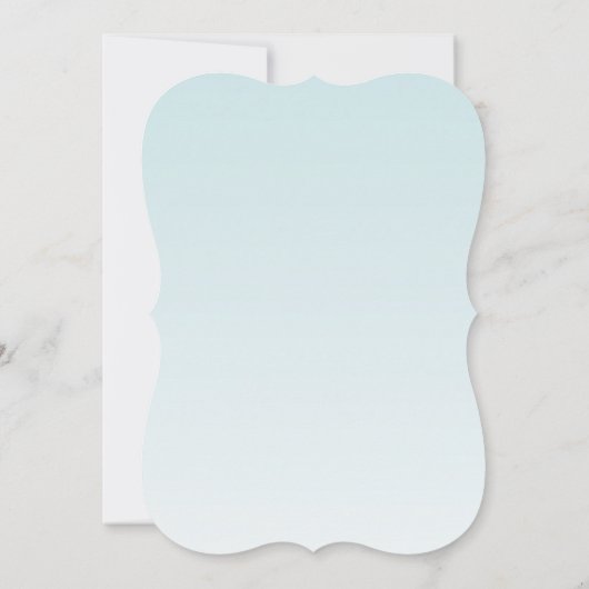 甘い16誕生日招待状トロピカルフラワーオンブルーO 招待状 (裏面)