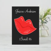 甘い16誕生日明るい赤の唇(黒) 3 招待状 (スタンド正面)