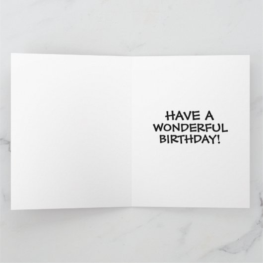 甘い16誕生日猫グリーティングカード カード (内部)