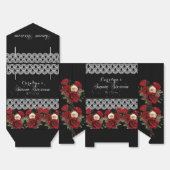 甘い16赤いバラ白いレースの輝き フェイバーボックス (見開き)