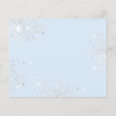 甘い16赤ちゃんブルーの銀の予算は、日付を保存 チラシ (裏面)