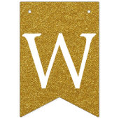 甘い16金ゴールドとピンクの誕生日バナー バンティングフラッグ (第3の旗)