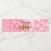 甘い16金ゴールドグリッターライトウォーターボトルラベル ペットボトルラベル (シングルラベル)