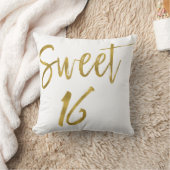 甘い16金フェイク箔枕 クッション (ブランケット)