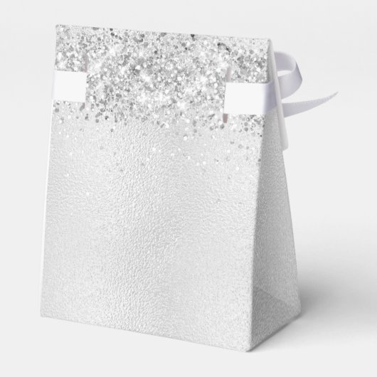 甘い16銀のグリッターのダストドレ感謝していスあなたを フェイバーボックス (裏面サイド)