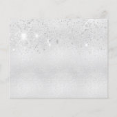 甘い16銀のグリッターの輝きは日付を保存 チラシ (裏面)