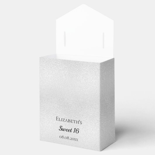 甘い16銀金ゴールドバルーン感謝していあなた フェイバーボックス (オープン)