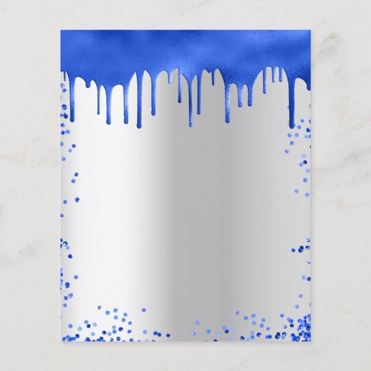 甘い16青王室の銀の予算招待状 チラシ (裏面)