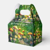 甘い16魅惑的な森のウサギカエルのキノコ フェイバーボックス (裏面サイド)