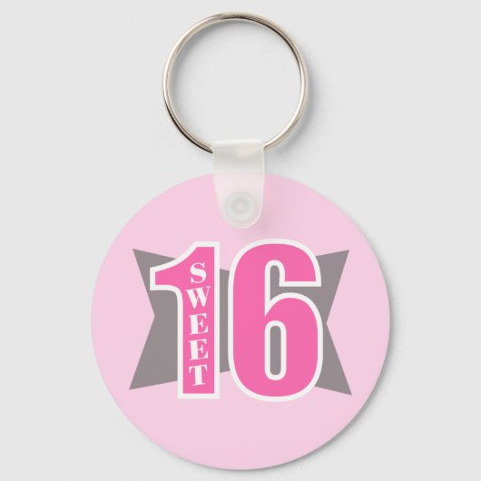 甘い16 (アールデコ) キーホルダー (正面)