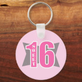 甘い16 (アールデコ) キーホルダー (正面)
