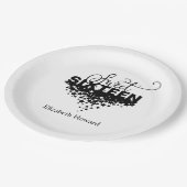 甘い16 パーソナライズされた ペーパープレート (アングル)