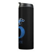 甘い16 | ブルーウォーターの色とフェイクグリッターパーティー タンブラー (回転右)