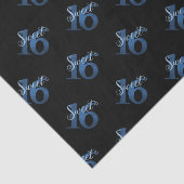 甘い16 | ブルーウォーターの色とフェイクグリッターパーティー 薄葉紙 (詳細)