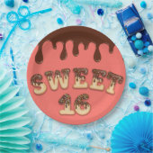 甘い16 ペーパープレート (パーティー)